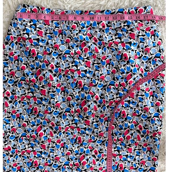 Nine West Womens Sz 14W Multicolor Floral Knee Length Straight Pencil Skirt#0277 - Picture 11 of 12